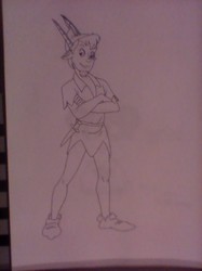 Thomas as Peter Pan- Standing Pose