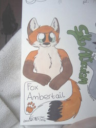 Fox Ambertail con badge
