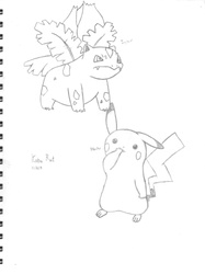 Ivysaur & Pikachu
