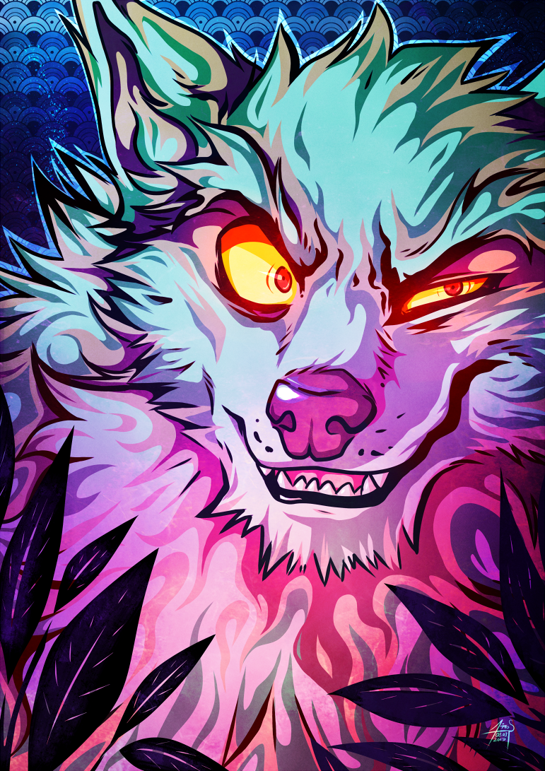 Most recent image: Psychedelic Wolf