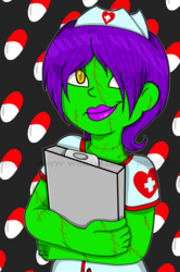 Monster Girl Challenge: 12. Zombie/Nurse