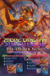 2023 Zodiac Dragons Calendar pre-order