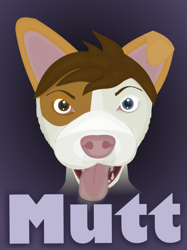 Most recent image: Mutt badge
