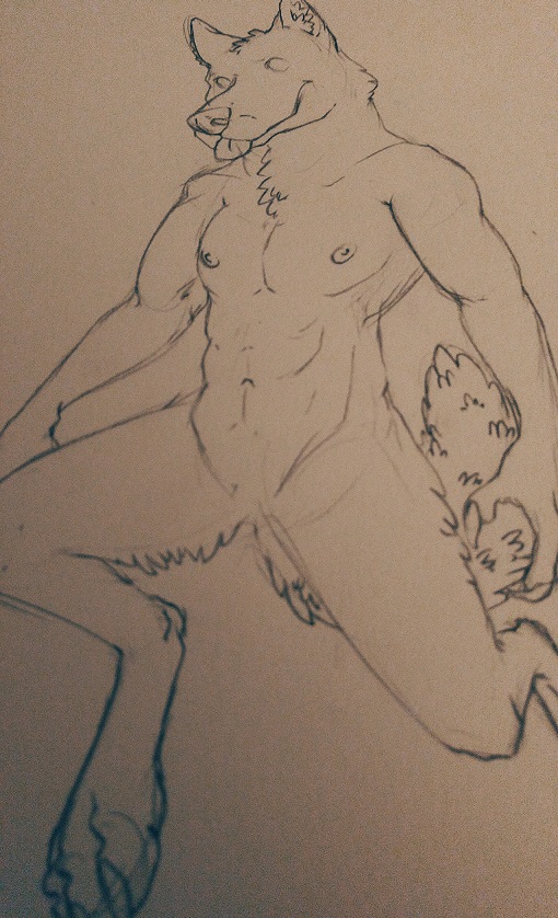 Most recent image: Wolfboy Sketch