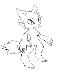 wolf wip sketch