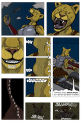 Muscle lioness macro/vore comic, pg. 8 