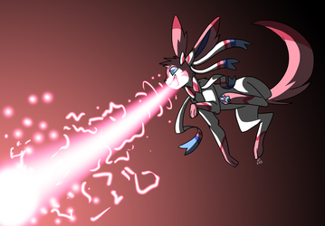 Sylveon used Lisa Frank Particle Beam!