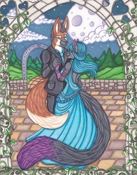 Dancing in the Moonlight - Traditional Commission