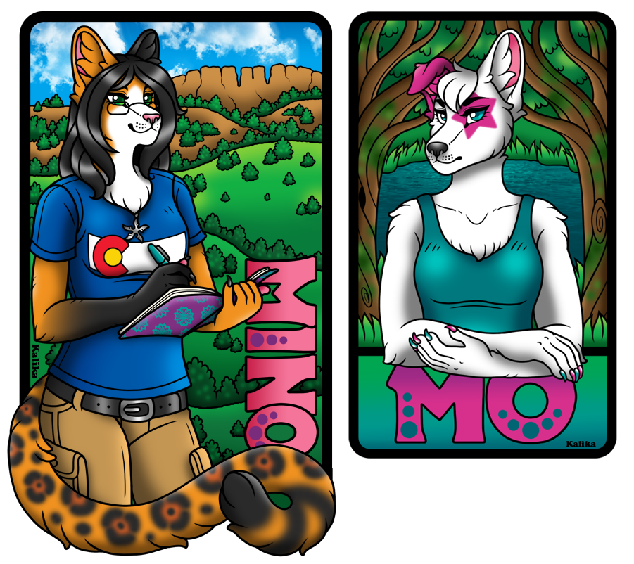 Badges - Mino and Mo