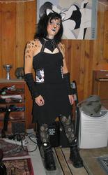 Leopard bodypaint, Halloween 2008