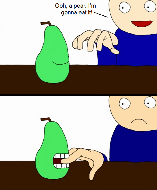 Biting Pear comic