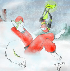Snow Dog (and Dragon)