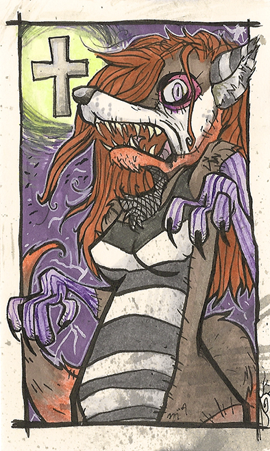 Sally - Index Card Commission