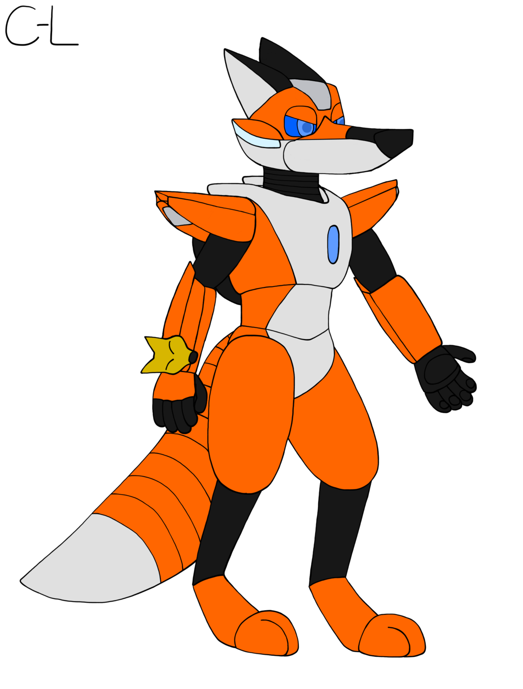 [Art Trade] Rev the Robot Fox