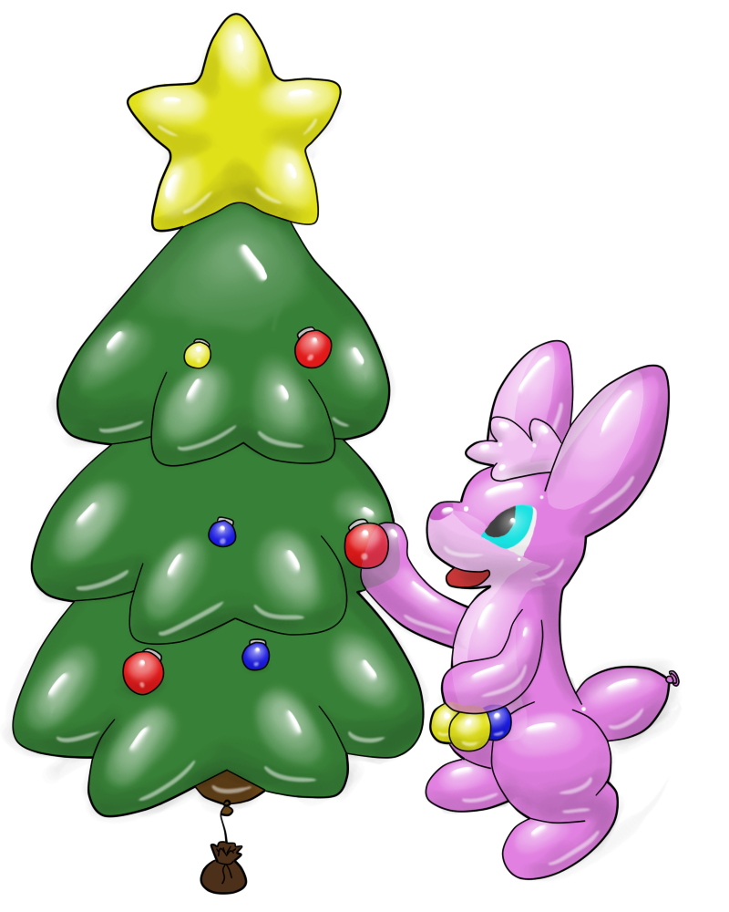 Have yourself a squeaky Christmas - balloon-quilava - '15
