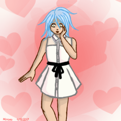 Azura!Dwyer in a Cute Dress (For a meme)