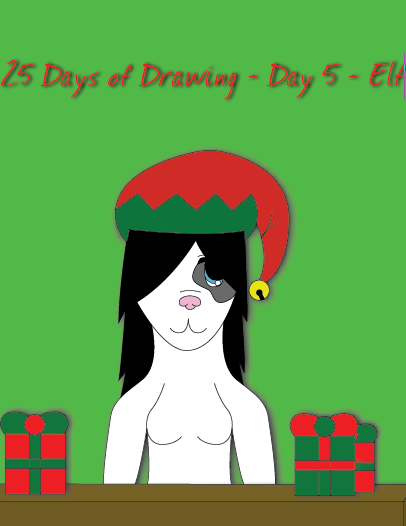 25 Days of Drawing - Day 5 - Elf