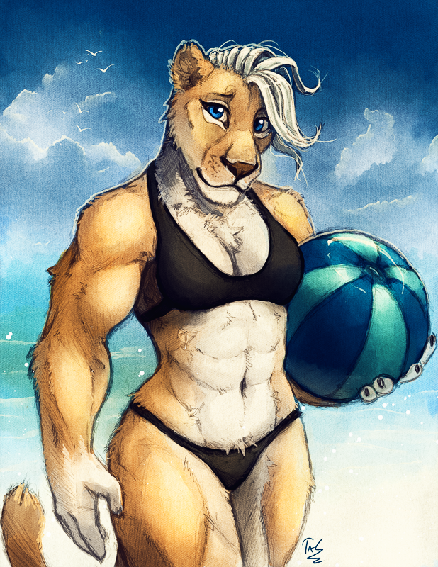 Beach Lioness
