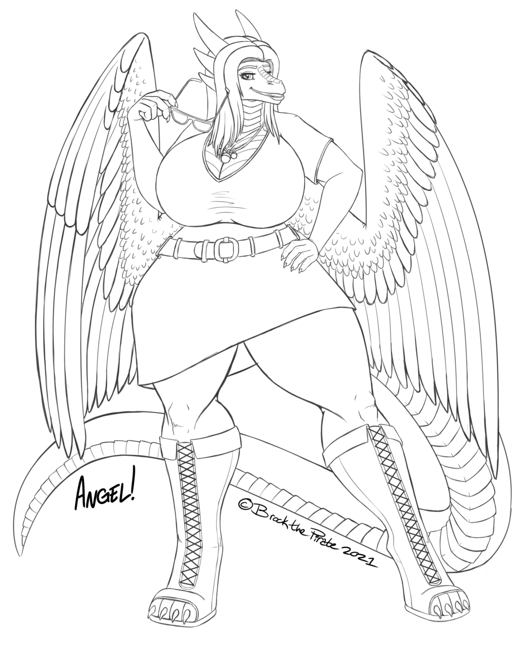 Angelic Vibes - Polished Sketch Example