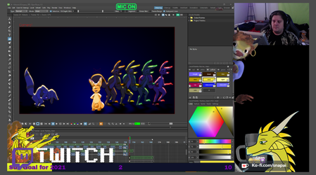 Animation color stream!