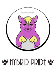 Hybrid Pride Badge