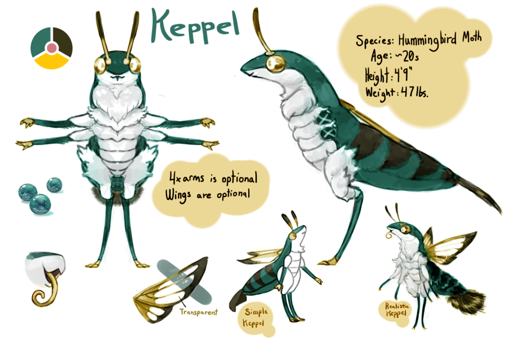 Keppel the Hummingbird Moth (SFW)