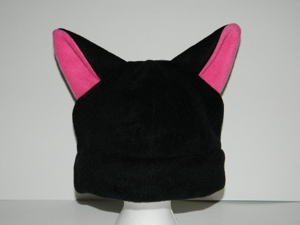 $10 Black Hat w/ Pink inner ears: FOR SALE