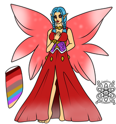 Fairy Elf Woman +Flatcolored Commission+
