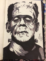 Frankenstein (Inktober 2019, Day 10)