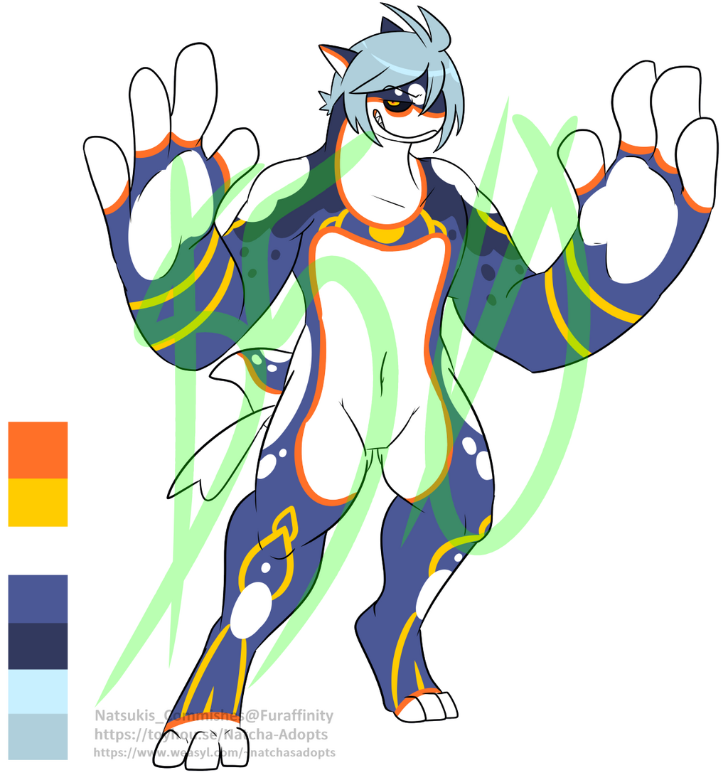 Most recent image: Anthro Kyogre adopt-OPEN