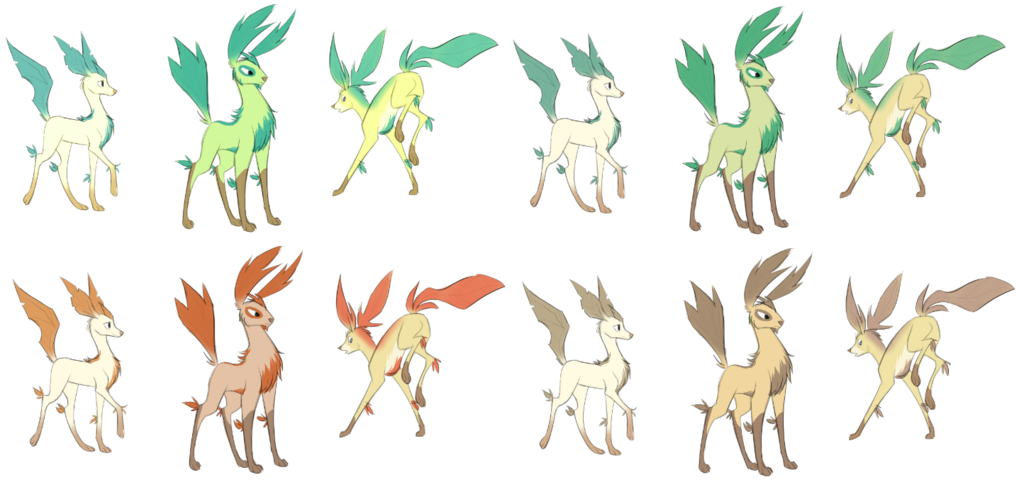 How To Draw Leafeon.