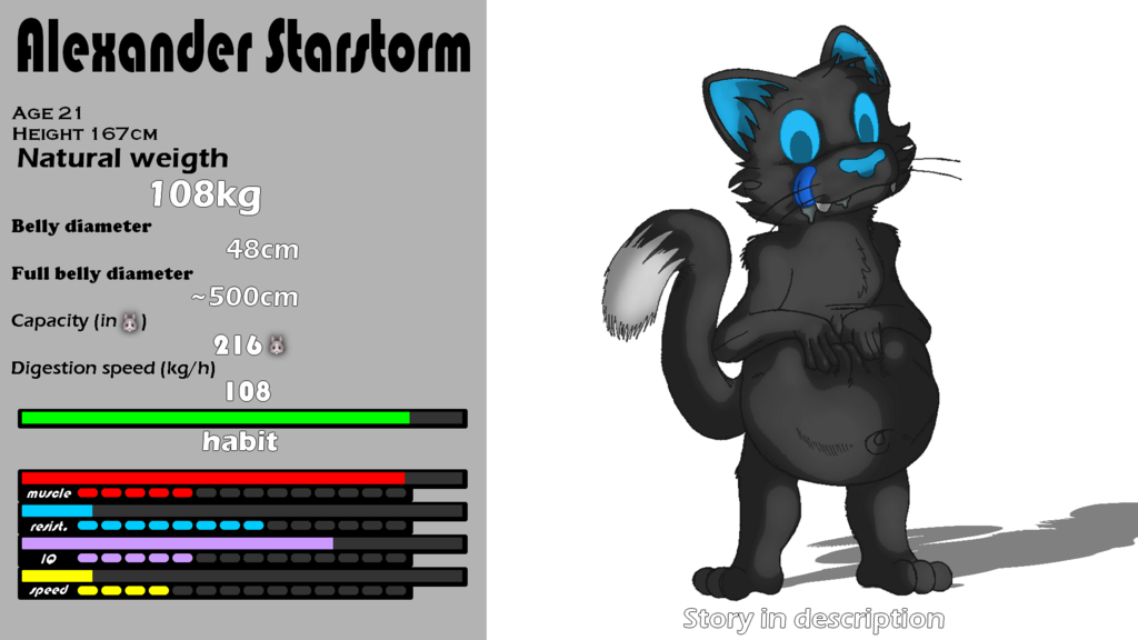 Vore ref - Alexander Starstorm (cat) (Free art)