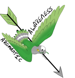 Aromantic Awareness Bird