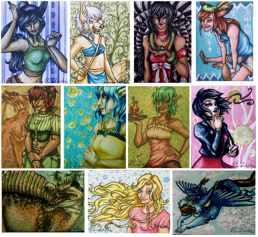 Most recent image: Artist Trading Cards