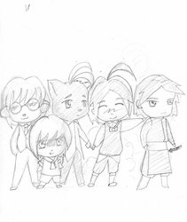 Sonji and the Gang: CHIBI STYLE