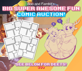 Boo & Famfrit's Big Super Awesome Fun Comic Auction!
