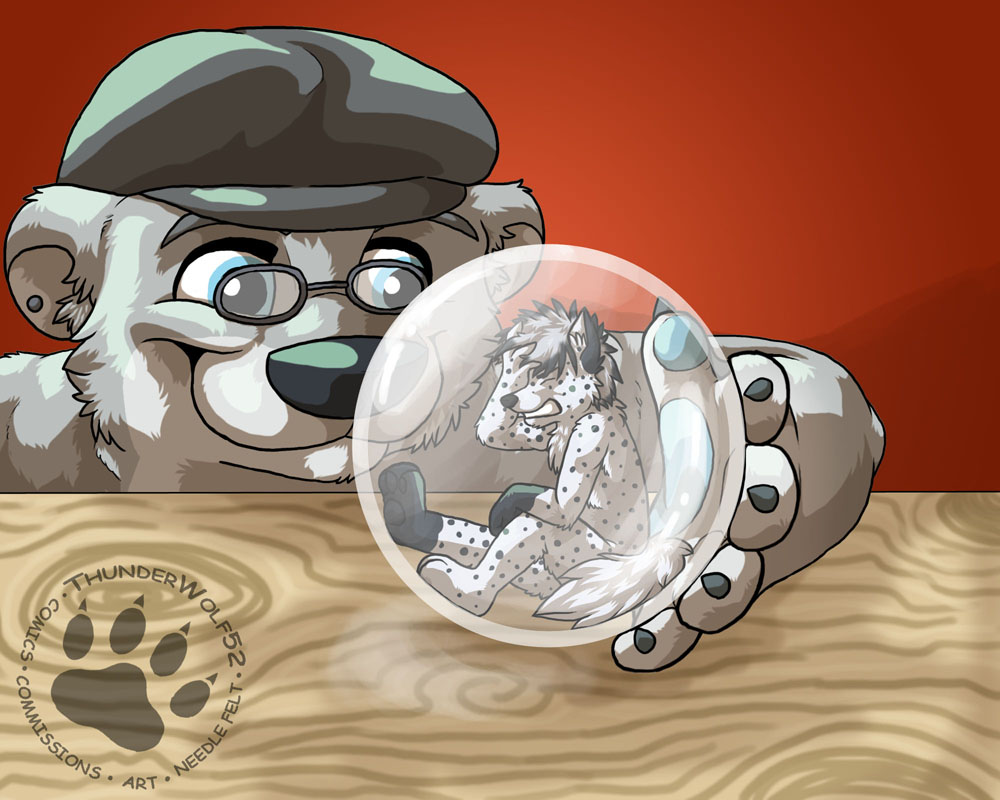 Trapped in a Ball by Pandamarium