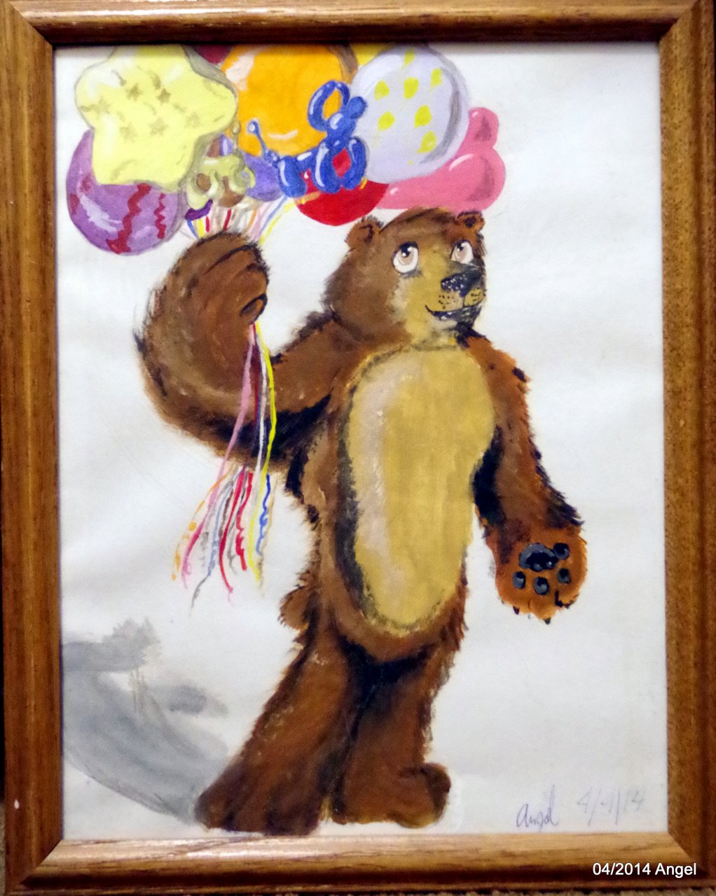 Bear and balloon
