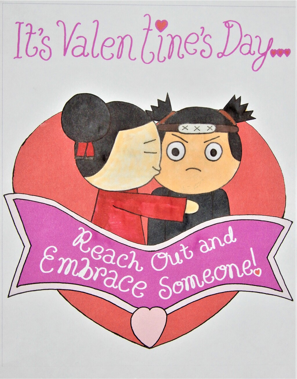 Reach Out and Embrace Someone: Pucca