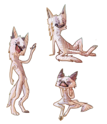 [COMMISSION] teeny werewoofs