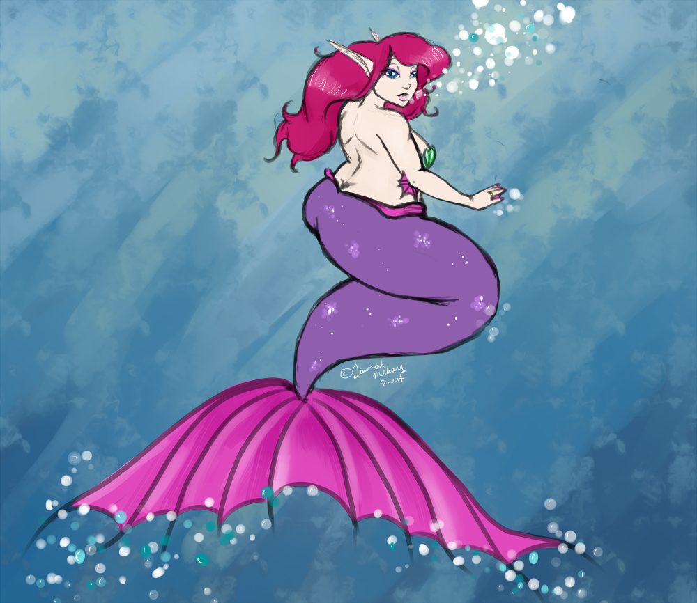 Fat mermaid