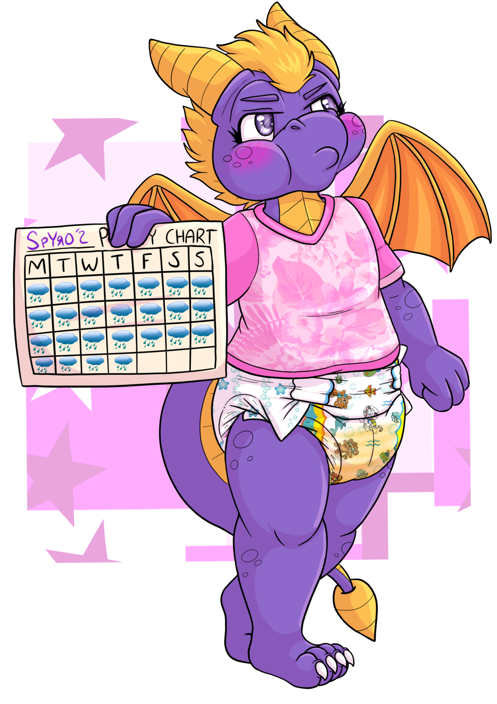 Most recent image: Spyro Total Baby - Potty Chart 