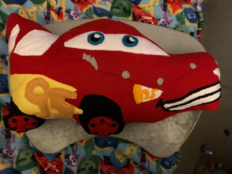 Disney Pixar Cars Lightning Mcqueen Pillow Plush Commission