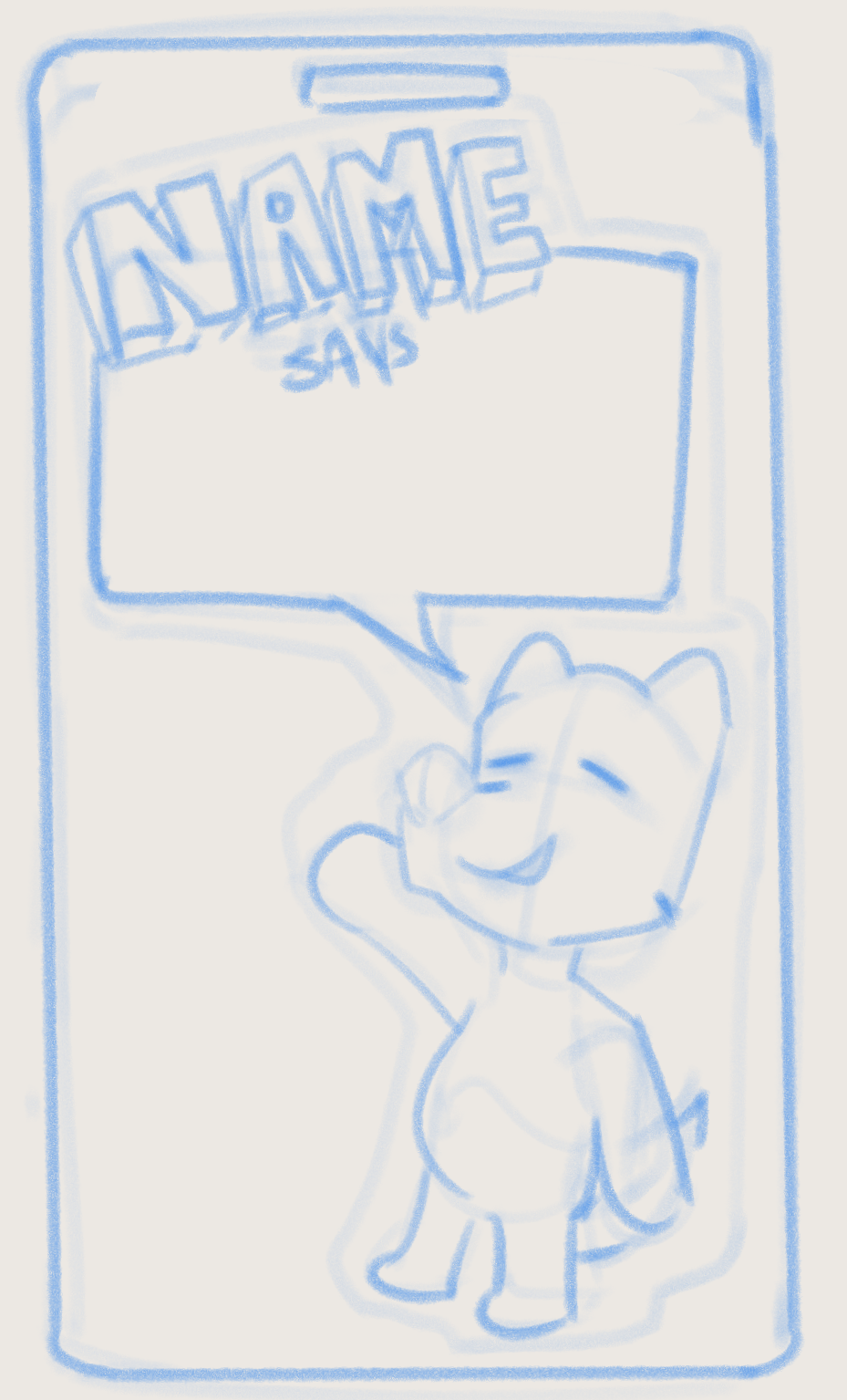 YCH: Word bubble badge= $45+shipping