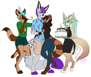 Happy Birthday SexySpots! [Commission by KerotheStange]
