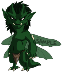 Sample Adoptable Imp - Green