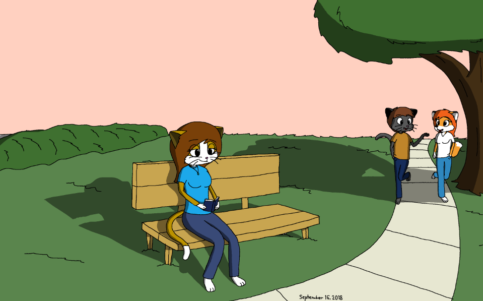 Relaxing At the Park Redrawn