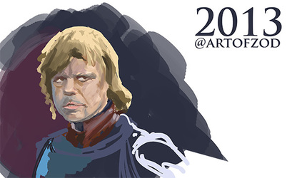 Warm up Sketch of Tyrion Lannister part 1