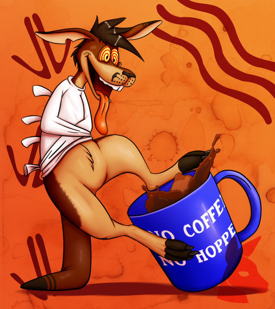 Most recent image: No coffee, no hoppee