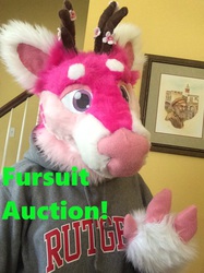 FURSUIT AUCTION! Cherry Blossom Deer- starts at $620